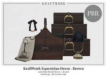 KraftWork Equestrian Decor Brown (Add Me)