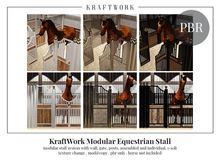 KraftWork Modular Equestrian Stall (Add Me)