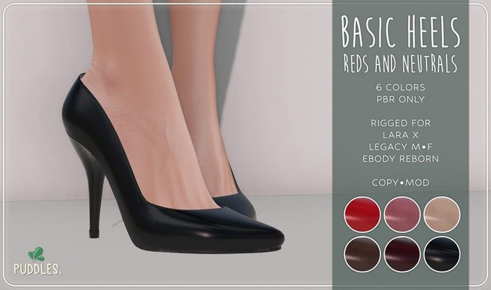 Puddles. Basic Heels 