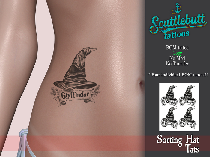 .::Scuttlebutt::. Sorting Hat Tats