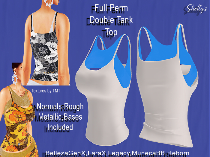 Full Perm Layered Tank Tops