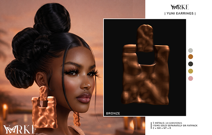 YORKE- Yuni Earrings (Bronze)