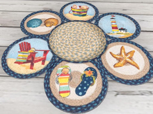 Rug- Beach Loop Cluster Rug Boxed