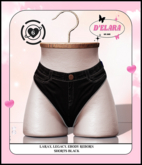 D'ELARA #6 SET SHORTS BLACK