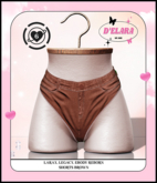 D'ELARA #6 SET SHORTS BROWN