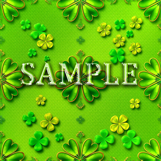[ St Patricks Day Fabric Seamless 01 ] D