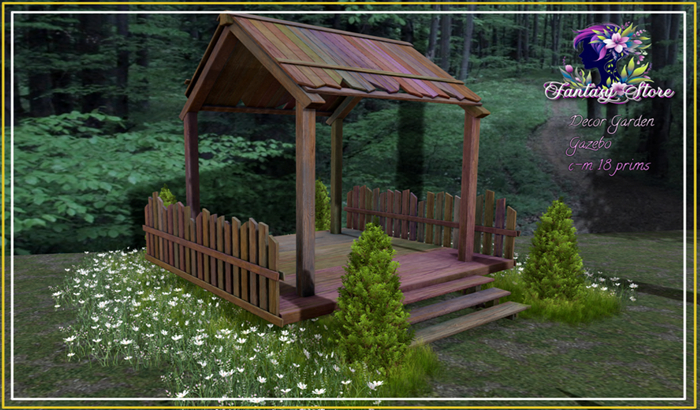 Fantasy Store Gazebo Garden New