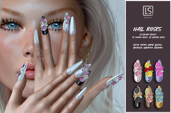 [LS] NAIL ROSES