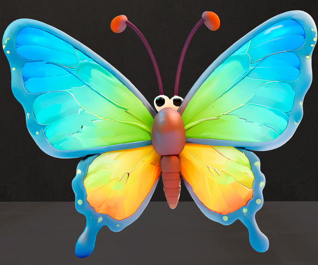 butterfly - Statue