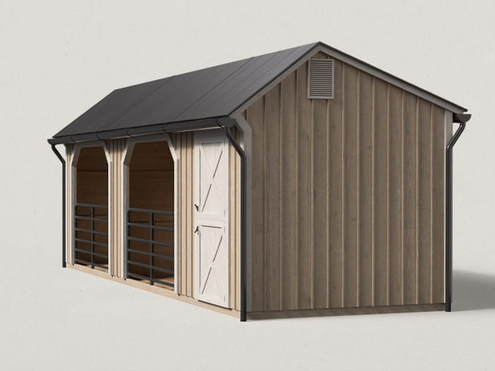 Nutmeg. Estate Run-In Shed Double / add me