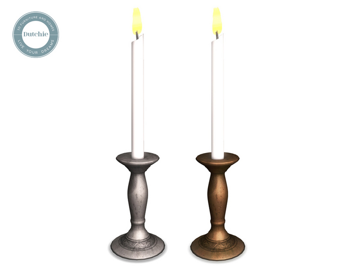 Dutchie copper mesh candlestick