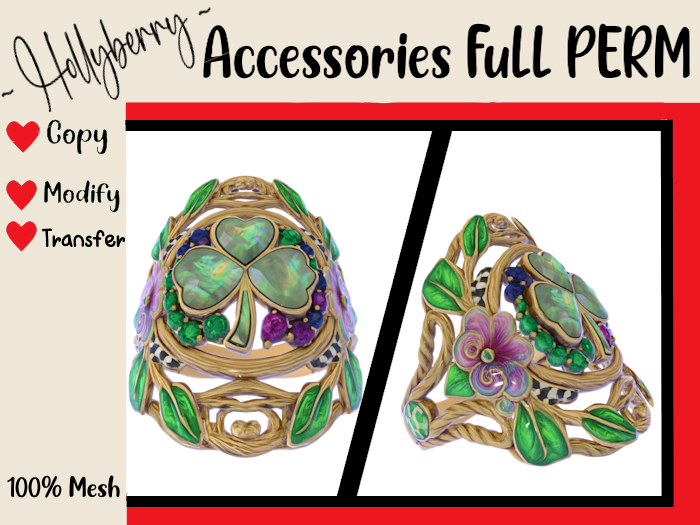 HB: Shamrock & Gold Ring FuLL PERM