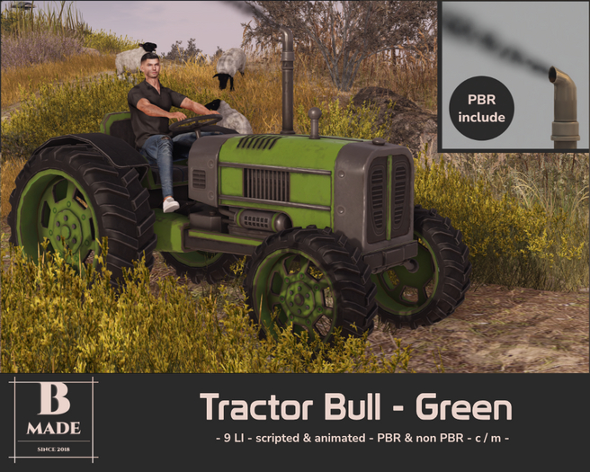 B-Made - Tractor Bull [Green]