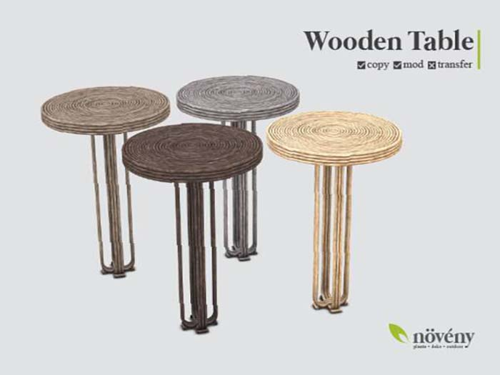 Noveny - Wooden Table - AddMe
