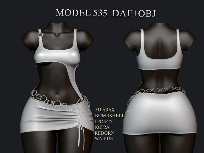 !GUTTO! MODEL 535 DAE & OBJ