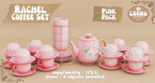- Legna - Rachel Coffee Set (Pink Pack)