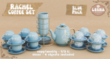 - Legna - Rachel Coffee Set (Blue Pack)