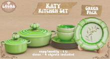- Legna - Katy Kitchen Set (Green Pack)