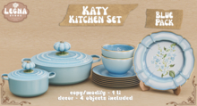 - Legna - Katy Kitchen Set (Blue Pack)