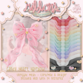 {Ribbons} Candy Heart Hairbow {Box}