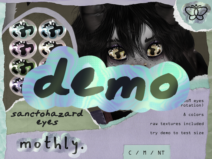 mothly. DEMO. sanctohazard eyes