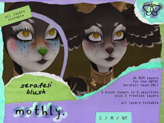 mothly. serafeli blush