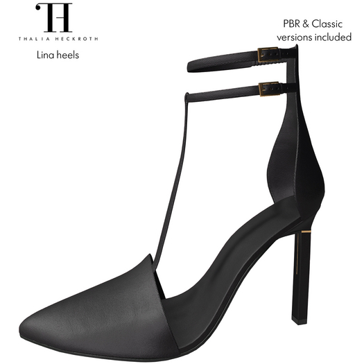 Thalia Heckroth - Lina heels BLACK