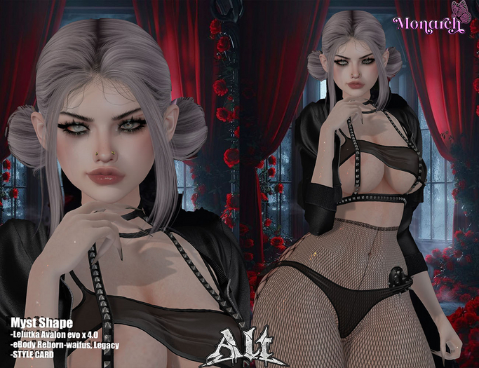 * MONARCH * Myst Shape Lelutka Avalon EvoX 4.0