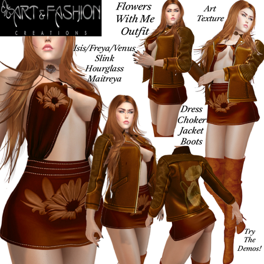 ART & FASHION - FLOWERS WITH ME OUTFIT