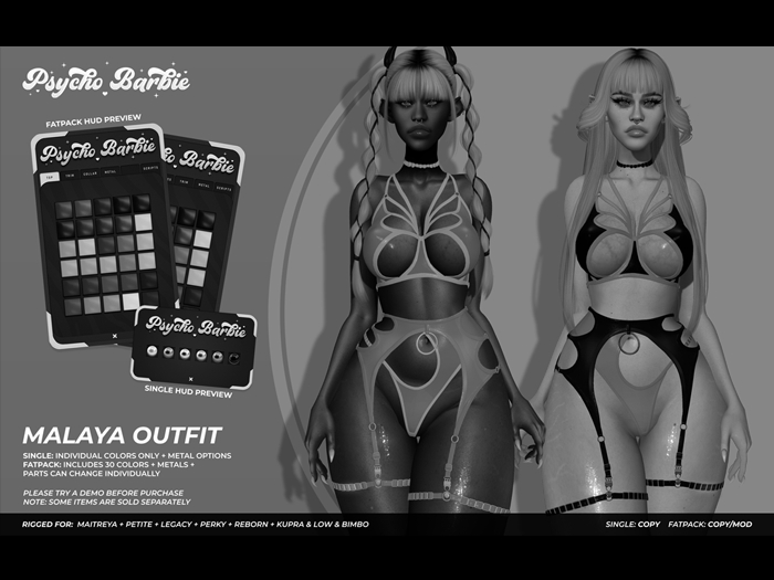 +PB+ Malaya Outfit - Fatpack DEMO