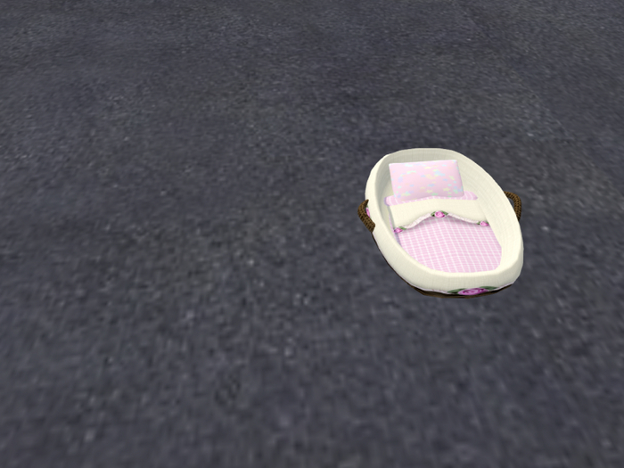 Boxed Pink Baby Basket