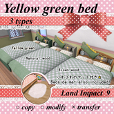 Yellow green bed