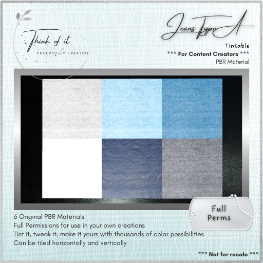 {ToI} Material - Jeans Type A - Full Perms