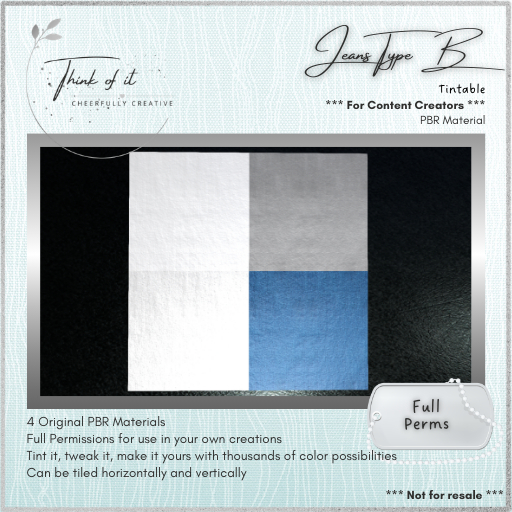 {ToI} Material - Jeans Type B - Full Perms