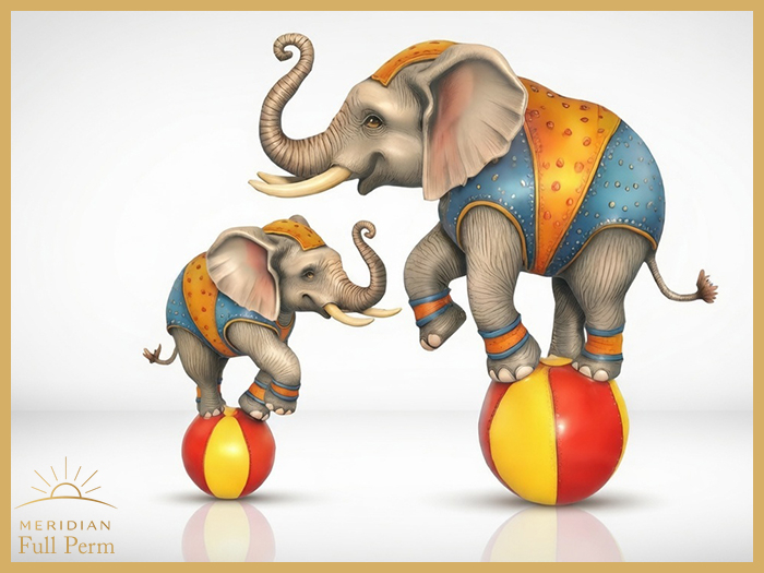 Circus Elephant FULL PERM