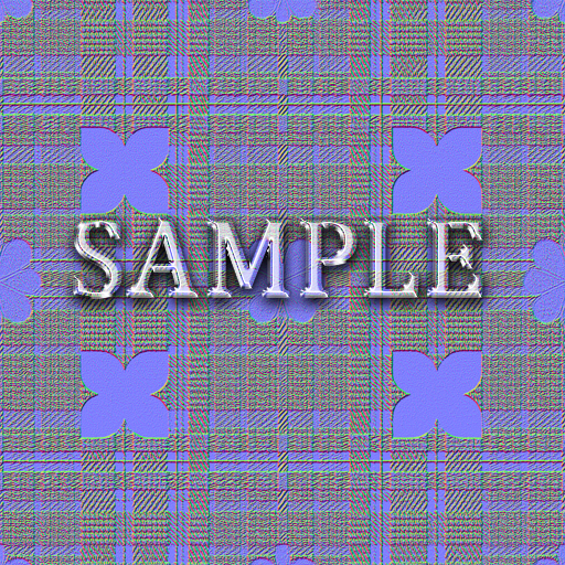[ St Patricks Day Fabric Seamless 01 ] Normal Map - A