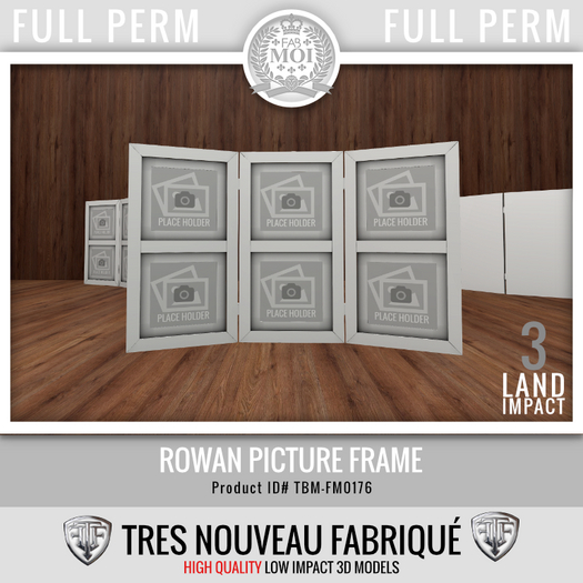 Rowan Pic Frames * Full Perm FM0176