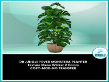 DB JUNGLE FEVER MONSTERA PLANTER  add me