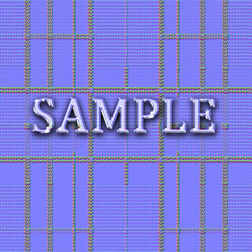 [ St Patricks Day Fabric Seamless 01 ] Normal Map - F