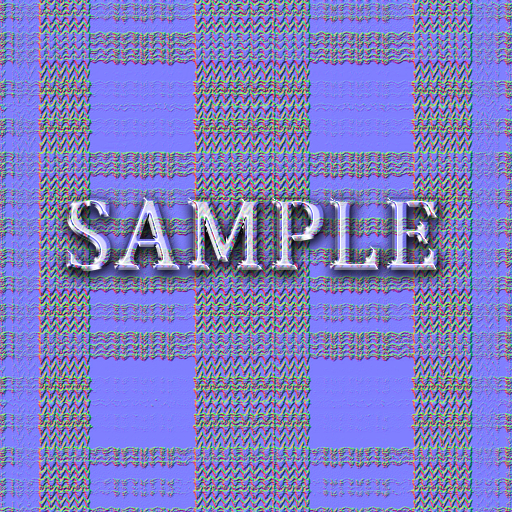 [ St Patricks Day Fabric Seamless 01 ] Normal Map - G