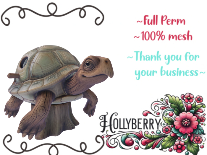 HB: Turtle Birdhouse FuLL PERM