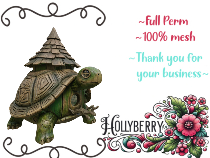 HB: Turtle Birdhouse B FuLL PERM