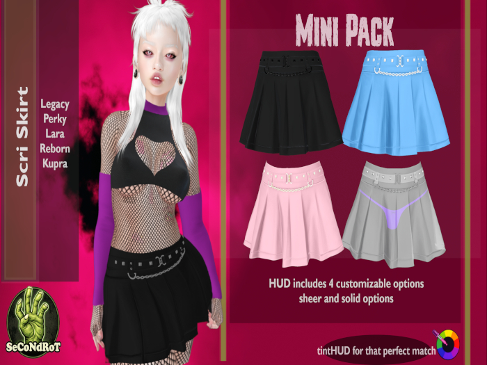 SeCoNdRoT Scri Skirt Mini Pack