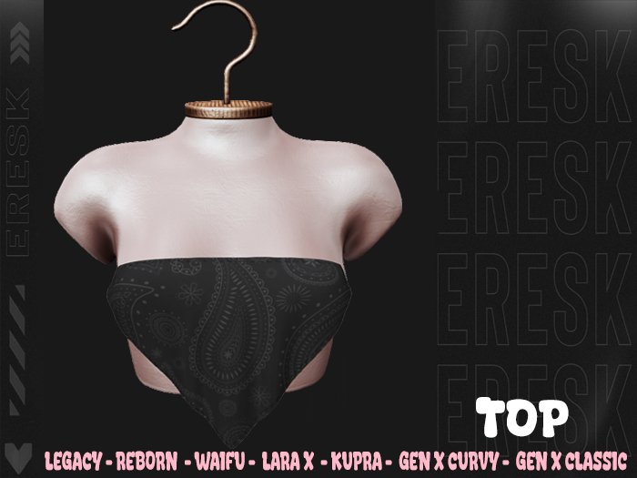 Eresk :: Rafa Top Black  (ADD)