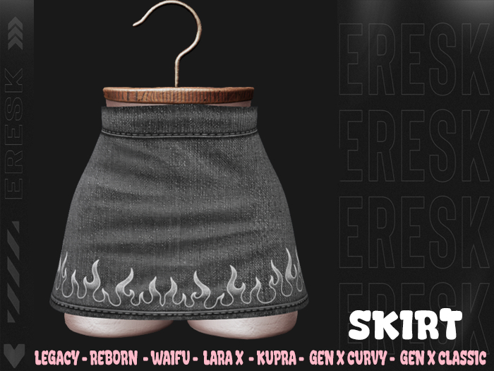 Eresk :: Rafa Skirt grey  (ADD)