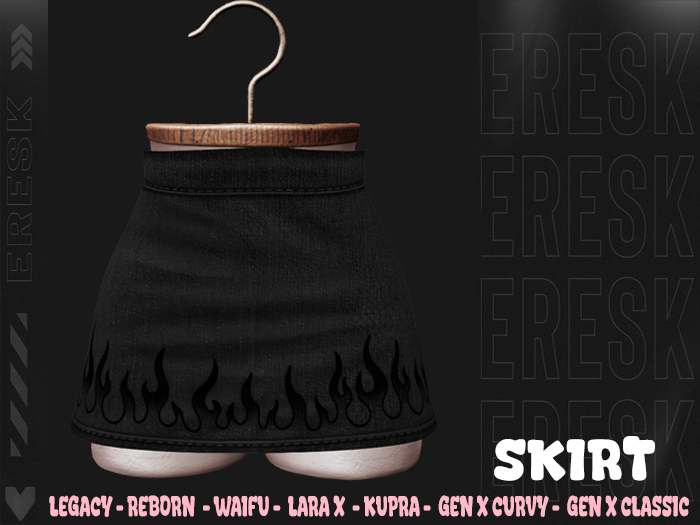 Eresk :: Rafa Skirt  Black (ADD)