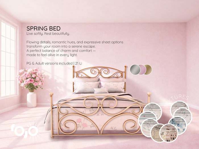 Rojo . Spring Bed . PG (texture change)