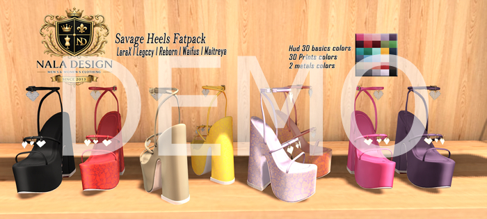 DEMO - Nala Design - Savage Heels Fatpack