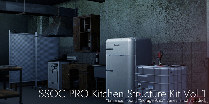 MESH[SSOC PRO] Kitchen Structure Kit v1.13 FULL Box