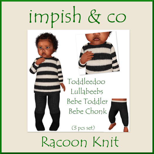 impish & co ~ Racoon Knit BOX
